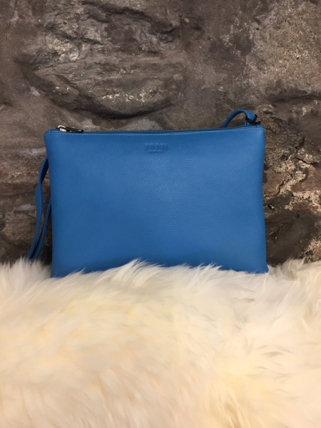ESBEDA Royal Blue Color Solid Pattern Soft Crossbody Slingbag For Women
